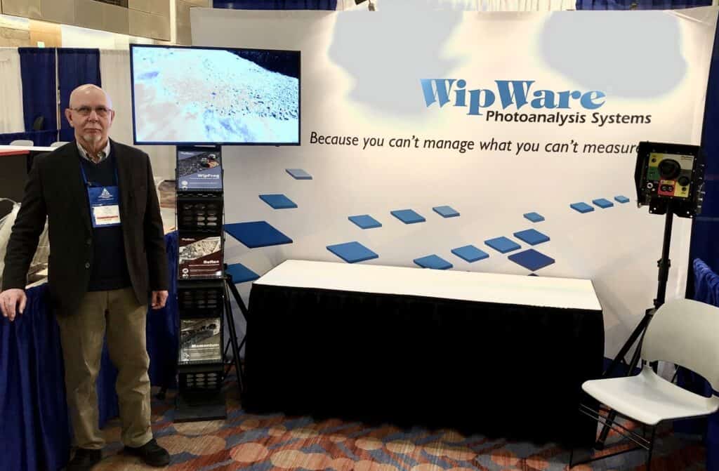 Tom standing at ISEE WipWare booth
