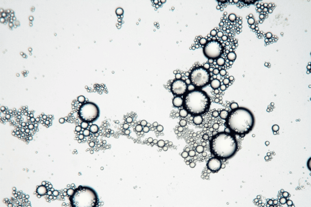 A sample from a microscope slide